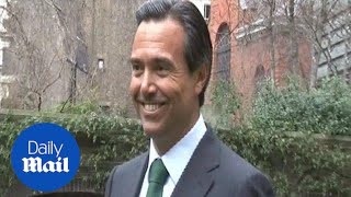 Archive: Bank boss Antonio Horta-Osorio returns to work - Daily Mail