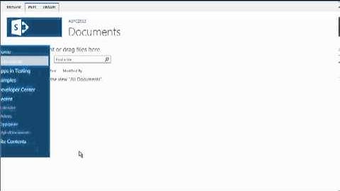 SharePoint 2013 - Quick Launch Animation