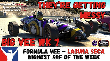 Highest SoF of the Week - iRacing Formula Vee Laguna Seca - Big Vee Week 7