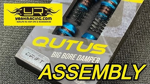 Assembly | Yeah Racing QUTUS Slider 55mm Big Bore Damper Set for 1/10 RC Drift Car #yeahracing