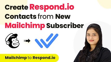 How to Create Respond.io Contacts from New Mailchimp Subscriber