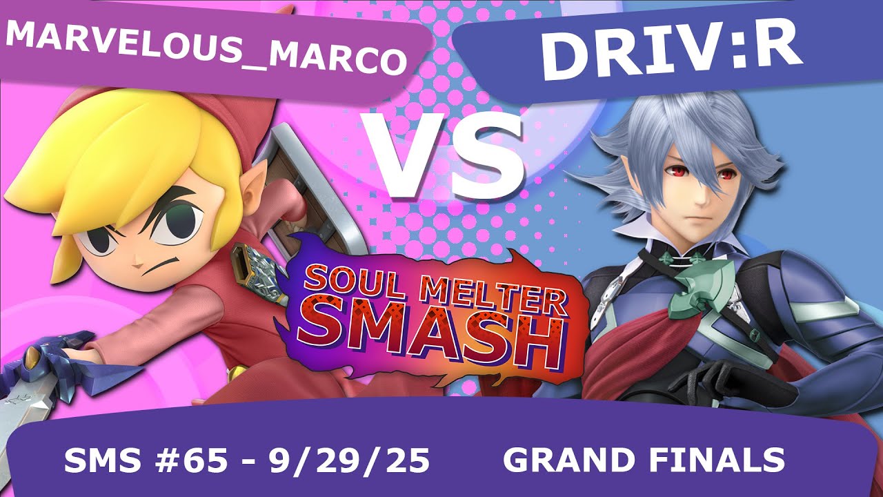 Soul Melter Smash #66 GRAND FINALS - Marvelous_Marco (Toon Link) VS Driv:r (Corrin)