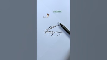 Floating Eagle 🦅 Signature #eagle #howtosign #shorts