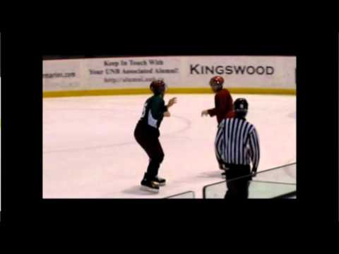 STU Washburn Cup Alex Grace Hockey Fight