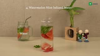 5 Infused Water Recipes |Refreshing & Promotes Weight Loss #shortsvideo #shorts #short #recipe #food