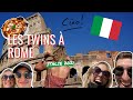  rome  les twins en italie   vlog travel