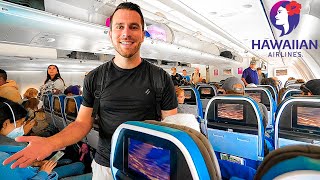 My 10 HOUR $1,000 Hawaiian Airlines Direct Flight Experience | Traveling To Hawaii In 2022 screenshot 4