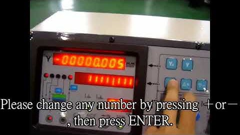 EQUIPTOP SURFACE GRINDER: HOW TO Reset 9412