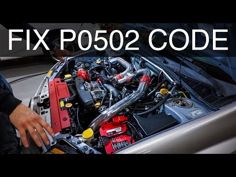 how to fix p0502 speed sensor code youtube