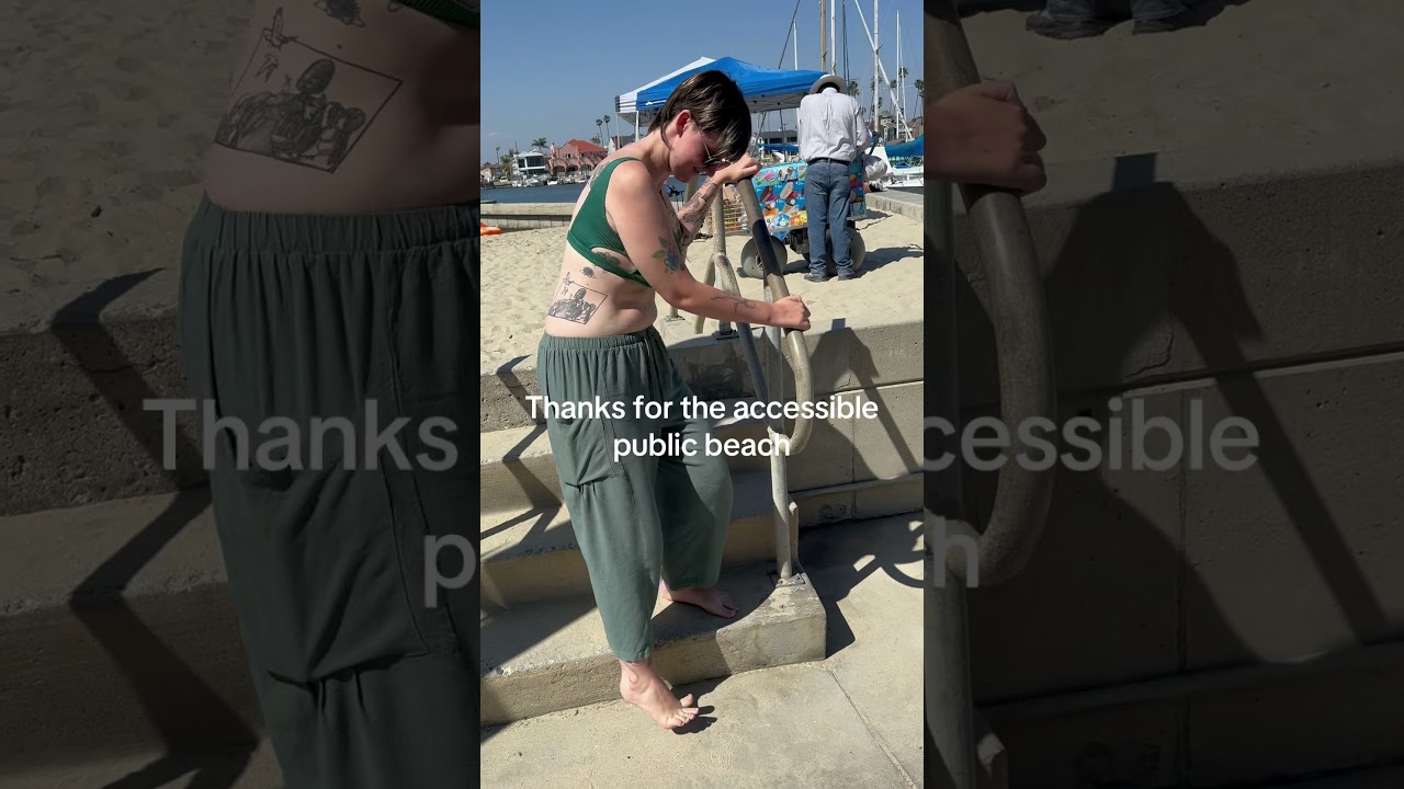 Last year I could still get on the beach 