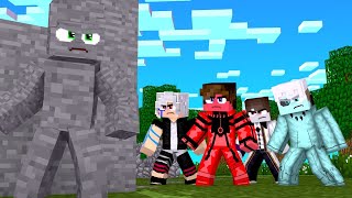 SURVIVOR VS 4 CAÇADORES 𝗡𝗔 NOVA NARUTO JEDY de MINECRAFT POCKET EDITION !! ‹ Ine ›