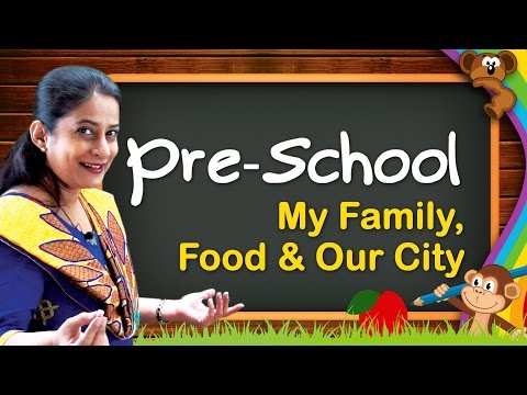 Pre School Learning For Kids | My Family, Food, Clothes, Our Home, Vehicles, Our City, Music