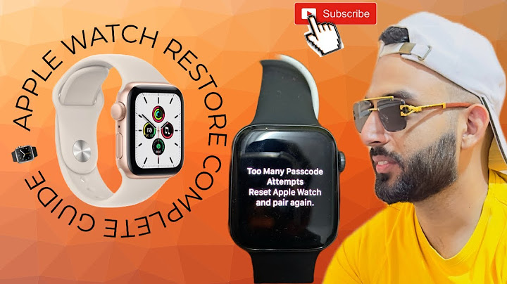 How to factory reset apple watch series 3 without password