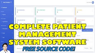 Complete Patient Management System Software in PHP MySQL | Free Source Code Download screenshot 5