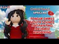 CHRISTMAS SPECIAL ★ Relaxing mouth sounds + tongue swirls + inaudible + spit painting for sleep