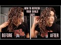 HOW TO REFRESH YOUR CURLS | EASY & CHEAP |