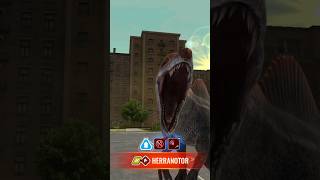 Fighting Herronator New Hybrid #jurassicworldalive #jurassicworld #gaming #viral