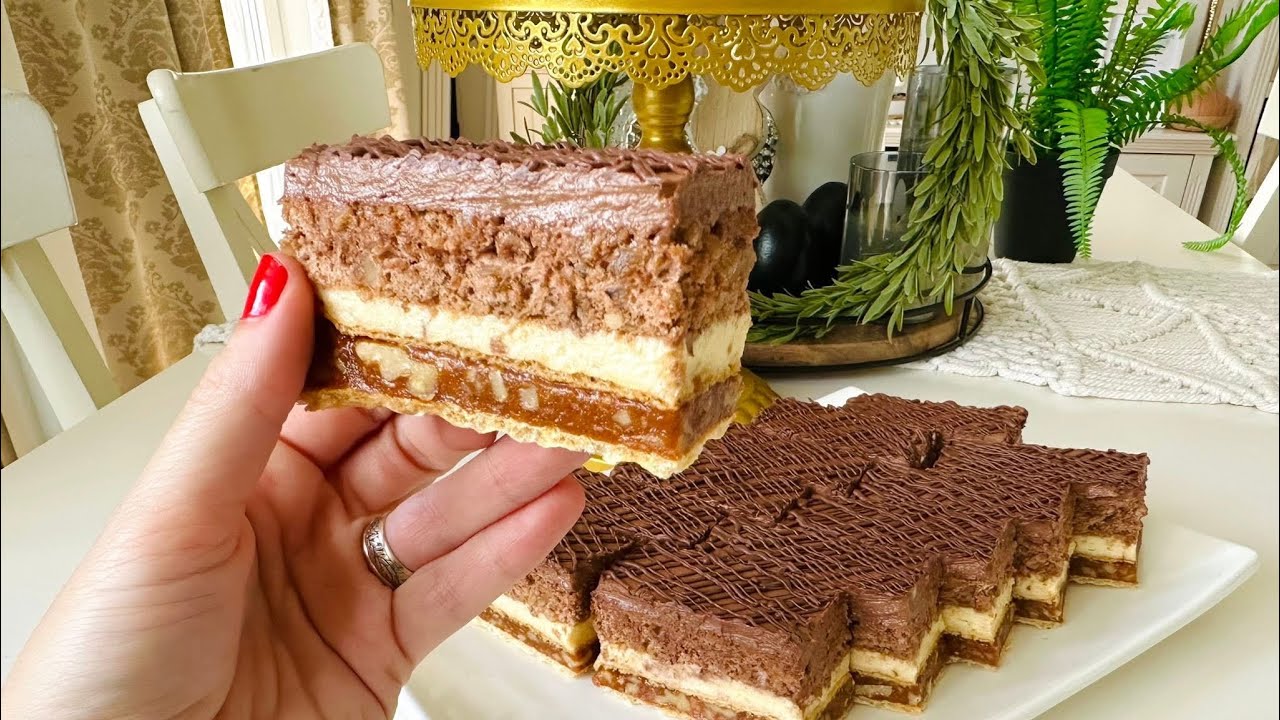 Prăjitura Nucina - un desert de senzație, atât de bun și foarte solicitat ❤️