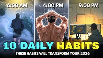 These 10 Habits Will Transform Your 2026.. Watch Till The End..
