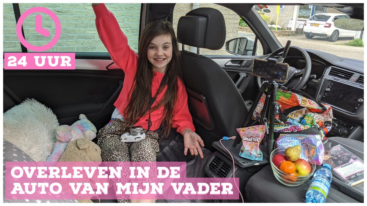 24 UUR OVERLEVEN IN MIJN VADERS AUTO - Bibi
