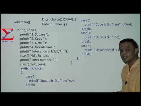 Menu Driven program