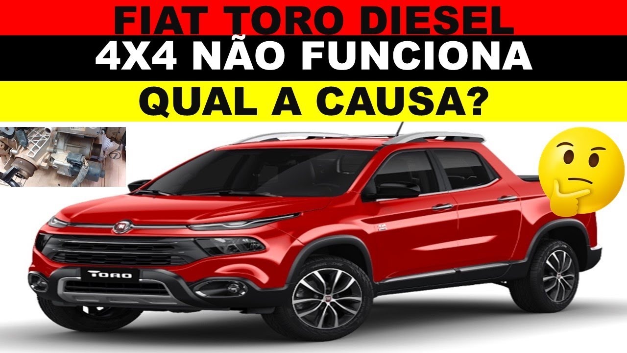Fiat Toro diesel 4x4 não funciona, qual a causa? Caixa de transferência do  câmbio.