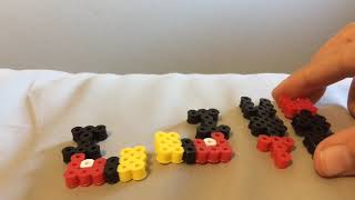 How to make a 3d perler bead Mickey Mouse!