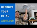Dometic AC air flow terrible? Do this to stop it from freezing!