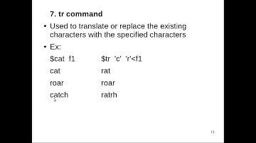 Filter Commands PART 2-uniq,paste,tr and grep