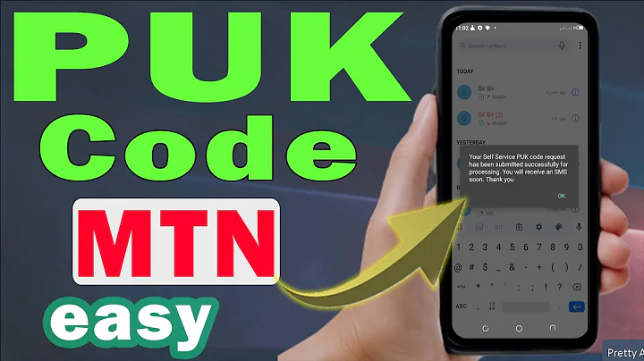 How to get puk code for mtn sim card (step by step)