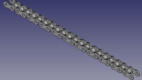 FREECAD #53 - CORRENTE - CHAIN