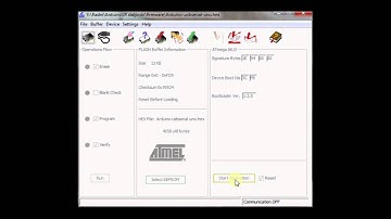 Atmel Flip update firmwarea