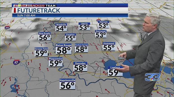 Weather Forecast for Baton Rouge – 4/12/24: A nice weekend is in the forecast.