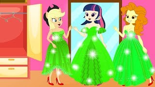 MLP Equestria Girls Twilight Sparkle and Flash Sentry   Animation Kids At School! swap outfit