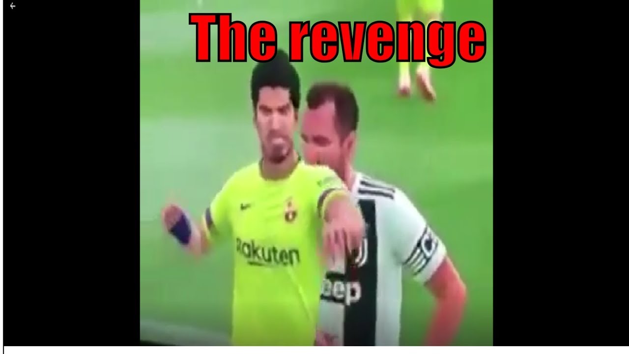 The revenge of Chiellini | Chiellini bite Suarez - FiFa 19