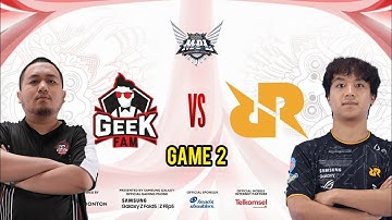 RRQ VS GEEK FAM GAME 2 / MPL SEASON 12 MOBILE LEGENDS