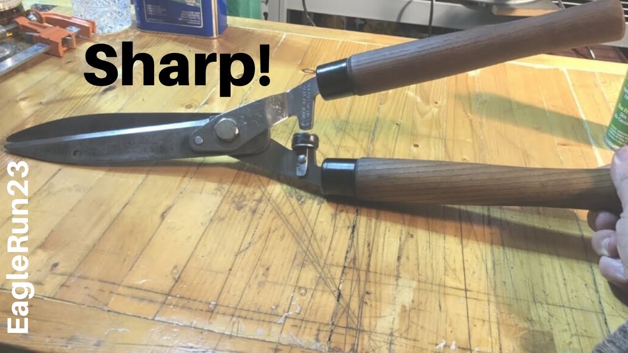 Antique Hedge Trimmers Restoration YouTube