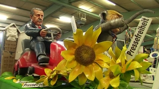 Rosenmontagszüge: Spott für Trump, Erdogan und Johnson