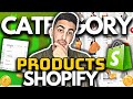 How to add product categories in shopify step by step tutorial