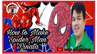 How to Make Spider Man ️ Pinata/Spider Man Pinata /DIY /mar magician