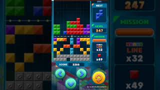 🎊Mission clear level 247 block puzzle ace screenshot 3