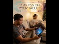 Turn your tablet into a PS5 screen and keep the TV free. Remote Play + my tablet-read...
