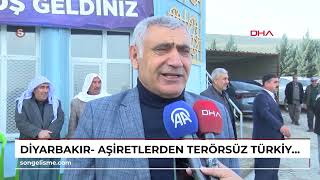 Diyarbakır- Aşiretlerden Terörsüz Türkiye Sürecine Destek