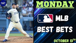 MLB Playoffs Best Bets, Picks, \& Predictions for Monday, October 13th!