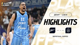 Zenit vs CSKA Highlights Semifinals Game 1 | Season 2023-24