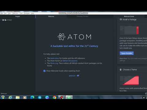 HOW TO USE ATOM FOR MAKING HTML WEB PAGES