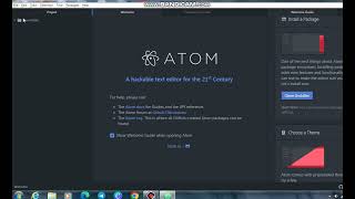 HOW TO USE ATOM FOR MAKING HTML WEB PAGES
