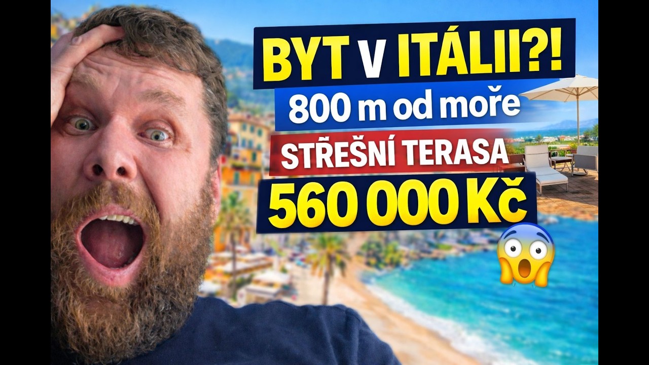 Koupili jsme byt v Itálii za 560 000 Kč. Realita?