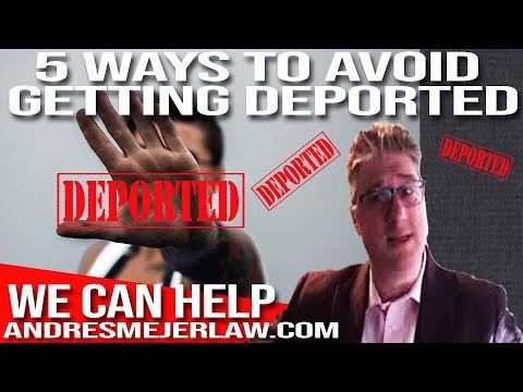 Video: How To Avoid Deportation