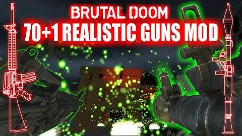 [AR/LMG/SR/BFG] 70+1 Guns DOOM Add-on "Call of DOOM" All guns shooting test!!